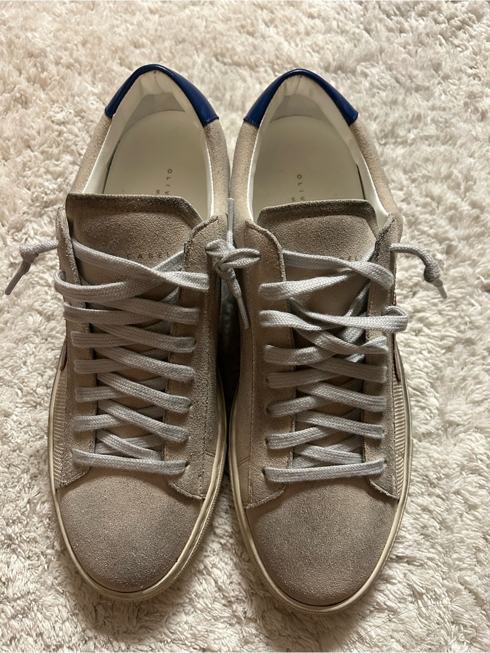 Oliver Cabell Sneakers with Blue Heel Tab